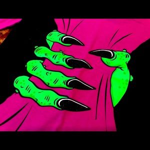 NWT OshKosh Girl’s Monster Hand Long-sleeve Tee